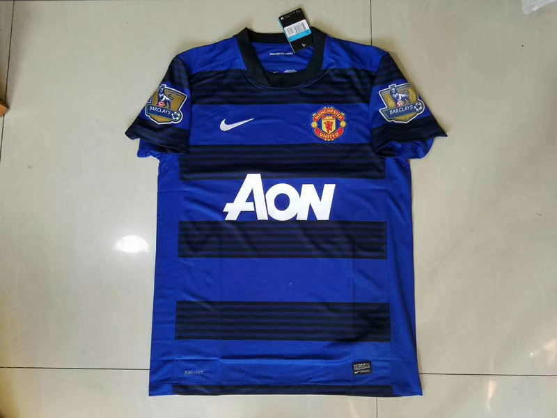 AAA Quality Manchester Utd 11/12 Away Blue Jersey